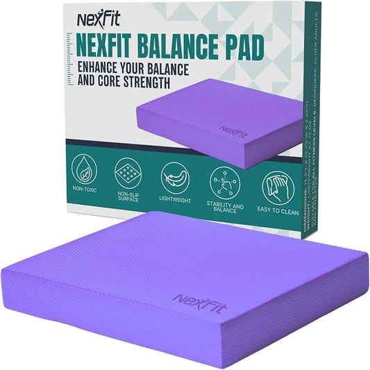 High-Density Balance Pad - Durable TPE Foam Balance Pad Physical Therapy, Foam Exercise Pad with Non-Slip Surface, Lightweight for Home & Gym Workouts, Core Strength & Balance Enhancement