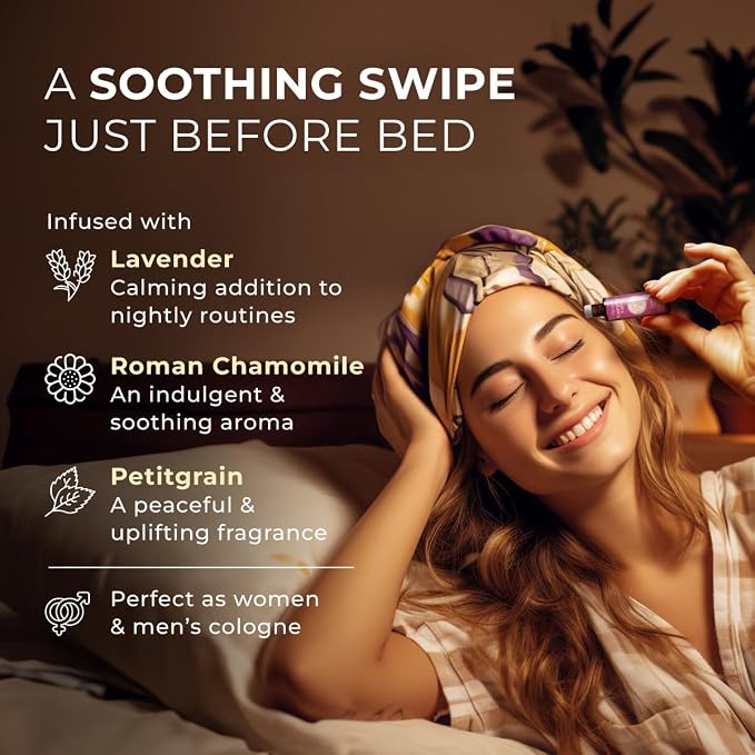 Frankincense Myrrh & Sleep Well Roll On Set - Essential Oils Aromatherapy Roll On with Essential Oil Set - 2x0.34 fl oz - Gya Labs