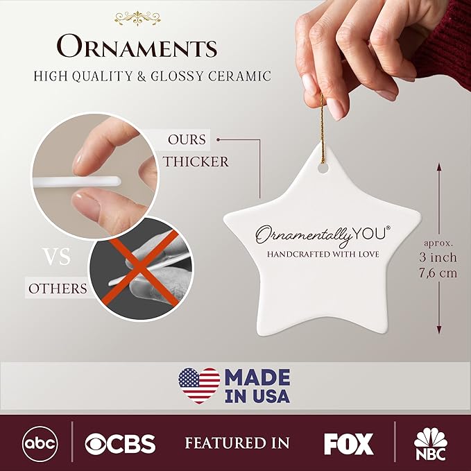 Donald Trump You Missed Ornament, 2024 Rally Shot Christmas Keepsake (Star)