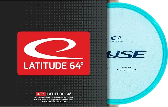 D·D DYNAMIC DISCS Latitude 64 Opto Fuse Disc Golf Midrange | Easy to Use Frisbee Golf Midrange | 170g Plus | Straight Flying Frisbee | Stamp Color Will Vary