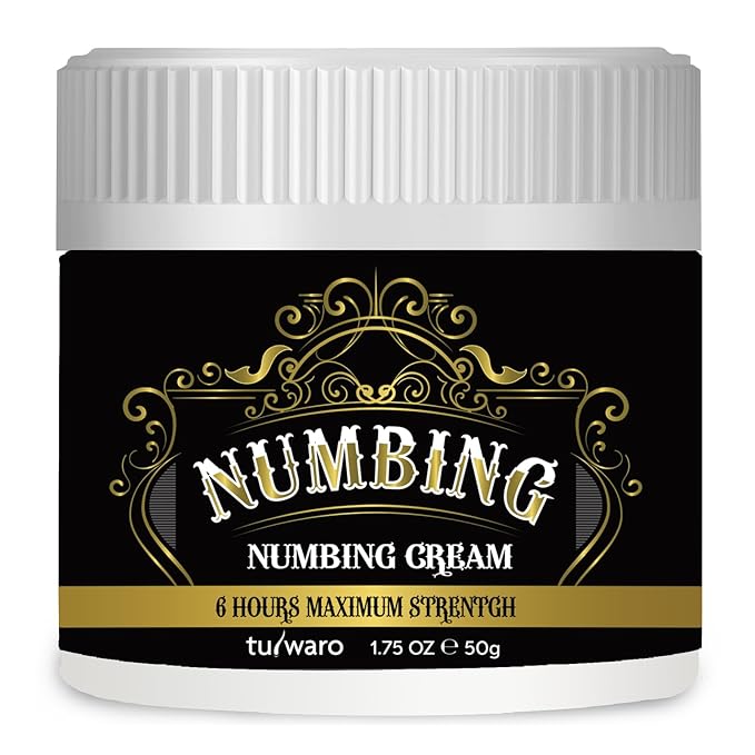 Numbing Cream Extra Strength: Relief Long Lasting & Fast-Absorbing with Emu Oil and Arnica — Non-Greasy 50 mL