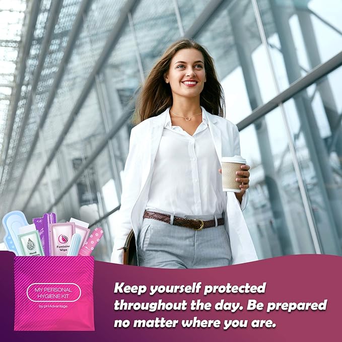 Portable Period Kit: Essential Period Pouch for Teen Girls in School, Travel, and Daily Use - Ideal for Parents, Schools, Churches, Businesses, and Homeless Outreach - Pink (Menstrual Kit, 1)