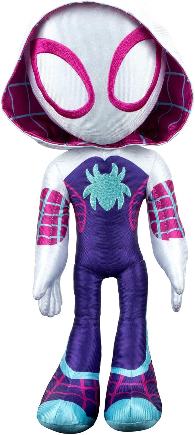 Marvel’s Spidey and His Amazing Friends - My Friend Ghost-Spider 16” Plush with Sounds - Superhero Toys for Kids 3 and Up
