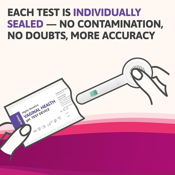 Exploro Vaginal pH Test for Women, Easy-Read Balance Strips, 2 Count | Quick Feminine Wellness Check at Home, Accurate Color Chart Results in 15 Seconds, Gentle, Discreet and Simple to Use