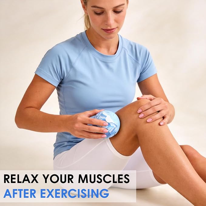 Lacrosse Massage Balls for Myofascial Release, SGS Certification, Massage Deep Tissue for Shoulder and Back, Trigger Point Therapy, Muscle Knots, Relieving Muscle Pain, Yoga Ball for Feet