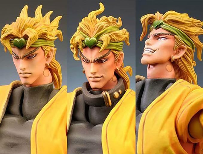 Dio Brando Figure JJBA Super Action Statue 6.69" Movable Joint Anime Figurine Dio Brando Action Figure Collections Desktop Decoration
