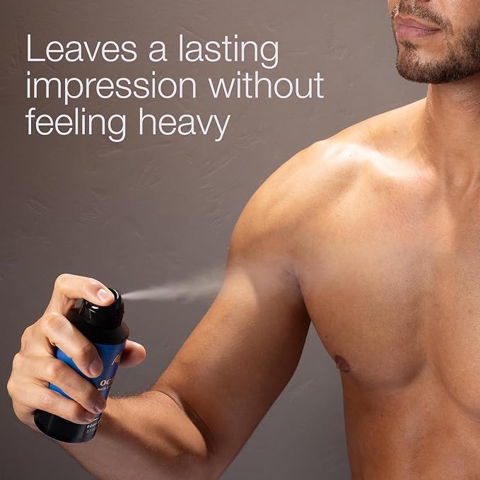 Bath & Body Works Body Spray for Men, Ocean Scent, Men’s Spray with Long-Lasting Personal Fragrance, Fresh Coastal Air & Cypress Scent, 3.7 oz - 2 Pack