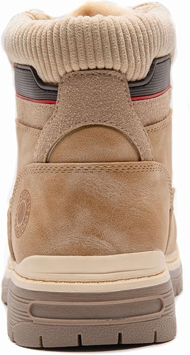 ANJOUFEMME Outdoor Hiking Boots for Women Waterproof - Womens Ankle Boots Lightweight Snow Winter Boots for Trekking Walking