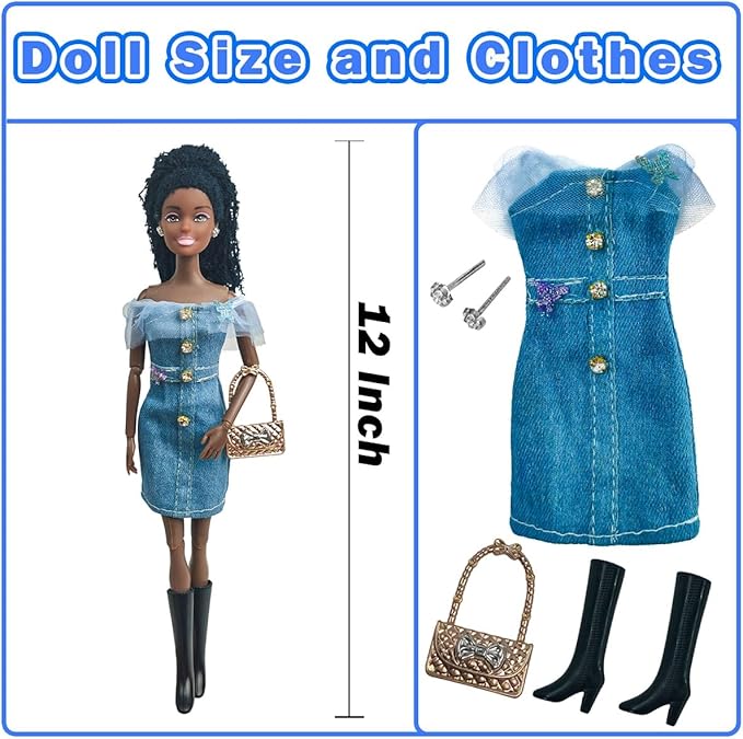 Interactive Family Toy Fun Action Figures Set, Imaginative Family Doll Play