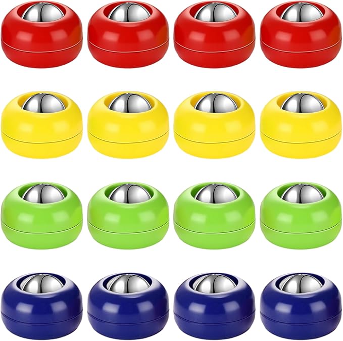 Gejoy Mini Shuffleboard Replacement Puck Tabletop Equipment Rollers Set Shuffleboard Curling Accessories