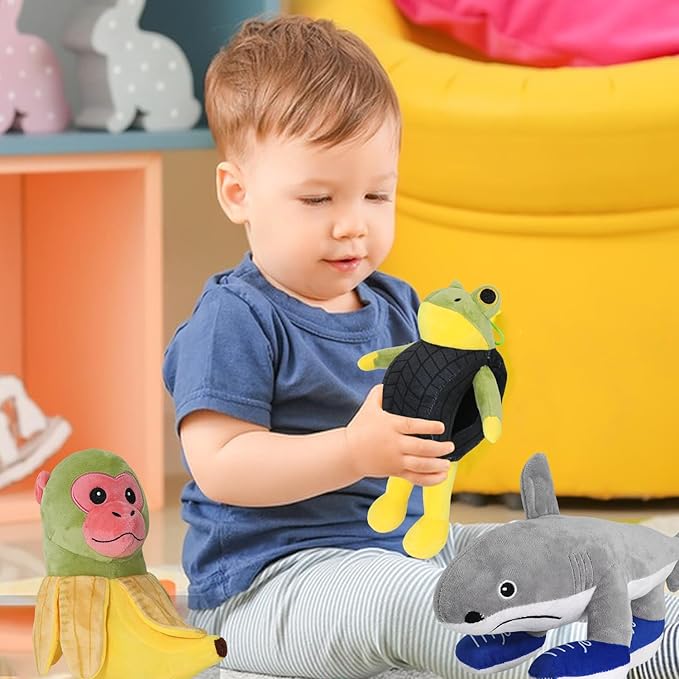 5 Pcs Italian Brainrot Plush Toy Tralalero Tralala Plush Set Soft Stuffed Meme Dolls for Collectors, Aesthetic Décor & Funny Gift Ideas