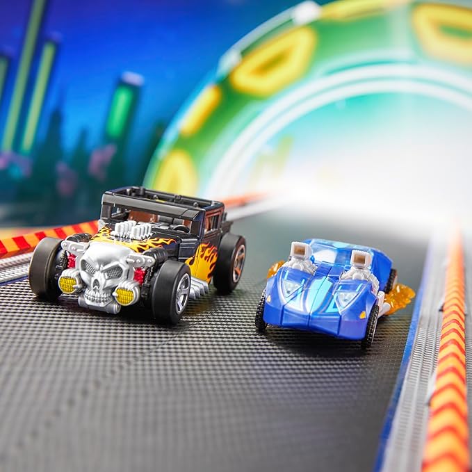 TRANSFORMERS Collaborative Hot Wheels x Bone Shaker, Deluxe Class 5-Inch Robot Action Figure Converts to Car, Car Toys for Ages 8+