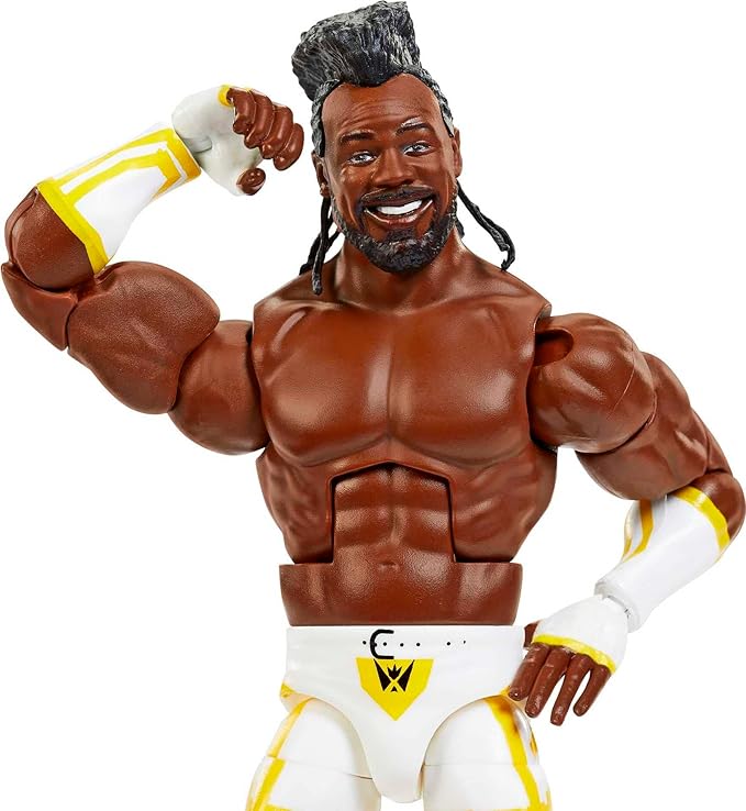 Mattel WWE King Woods Elite Collection Action Figure, Deluxe Articulation & Life-like Detail with Iconic Accessories, 6-inch