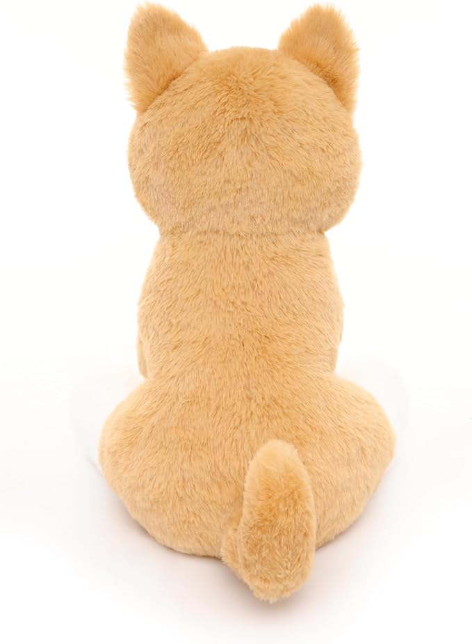 Japanese Akita Shiba Plush Toy Stuffed Animal, Cute Soft and Cuddly, for All Age, 13"
