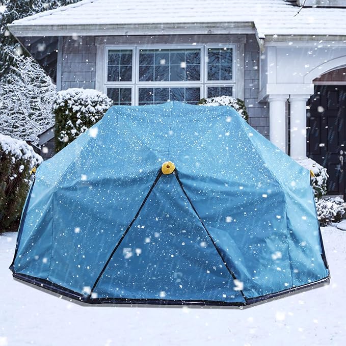 10ft Climbing Dome Canopy, UV-Resistant Play Tent Cover for Outdoor Play Equipment, Easy to Install and Washable (Blue Canopy Only)