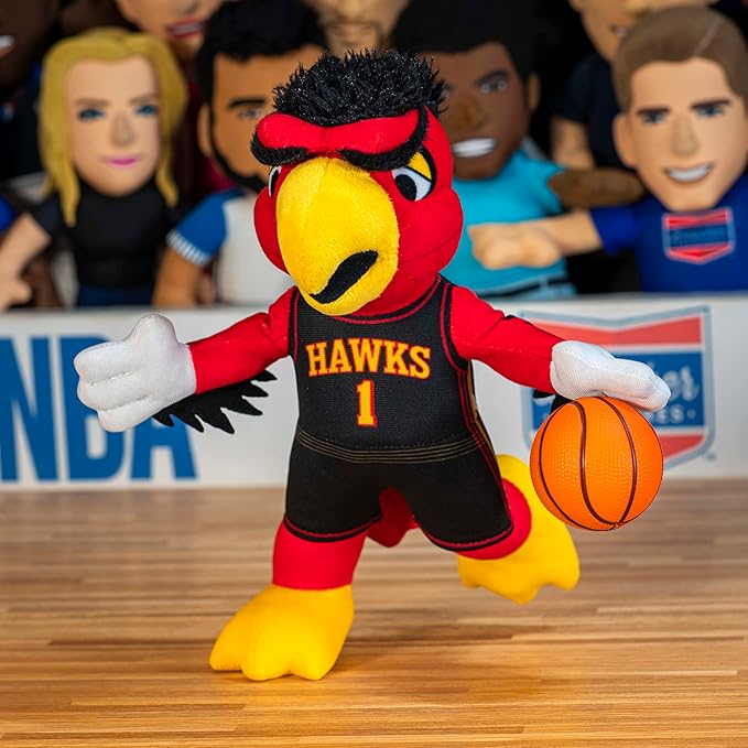Bleacher Creatures Atlanta Hawks Harry The Hawk 10" Plush Figure- A Mascot for Play or Display
