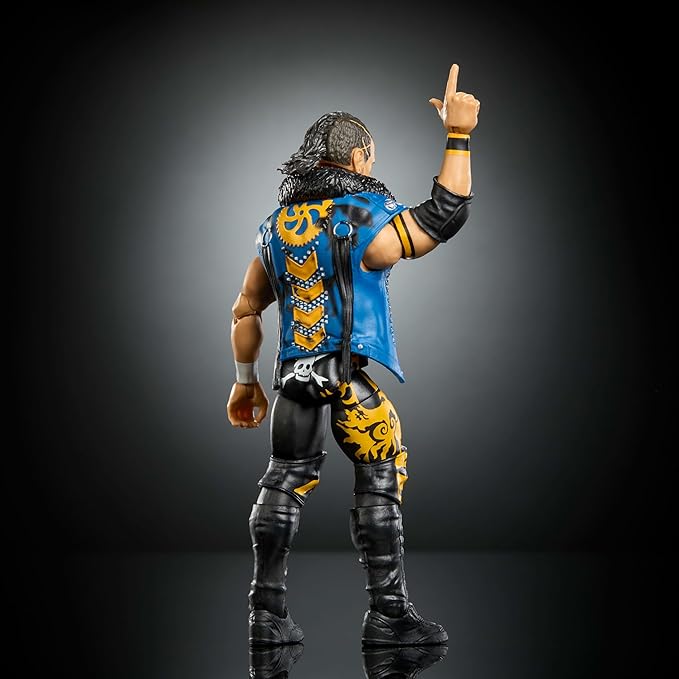 Mattel WWE Elite Action Figure & Accessories, Series #124 Set, 6-inch Collectible Akex Shelley with 25 Articulation Points & Swappable Hands