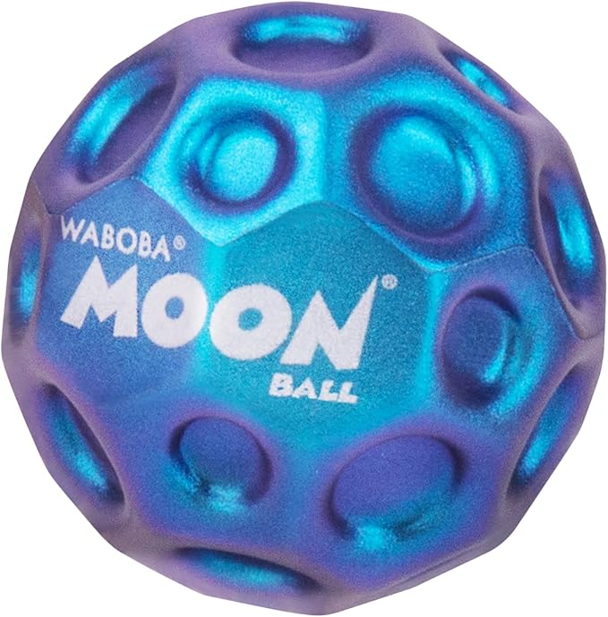 Waboba Metallic Moon Ball - Hyper Bouncy Ball - All Ages Extreme Bounce and Fun - Perfect for Active Play and Outdoor Games