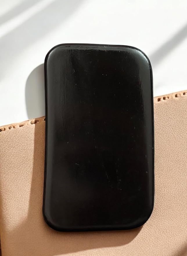 Black Gua Sha Massage Tool, Natural Stone Scraping Board for Face, Body, Neck Skincare