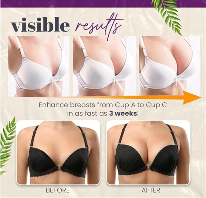 Generic Bust Firming Natural Essence Oil, Natural Breast Enhancement Oil, Breast Enhancement Cream Fast Growth, Natural Curves Breast Enhancement, Plumping Enlargement Nourishing Massage Oil (3Pcs)