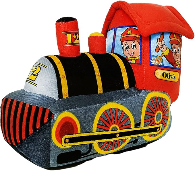 ArtCreativity 11 Inch Cozy Plush Train for Kids, Soft and Cuddly Train Pillow Toy, Cute Nursery Décor, Carnival Prize, Boys, Girls, Newborn, Infant, Toddler