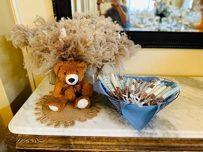 12 Pack Teddy Bears Bulk 13.5 inch Teddy Bear Stuffed Animal Baby Shower Bear Plush Gifts for Christmas Valentine's Day Mother's Day for Kids or Adults (6 Light & 6 Dark Brown)