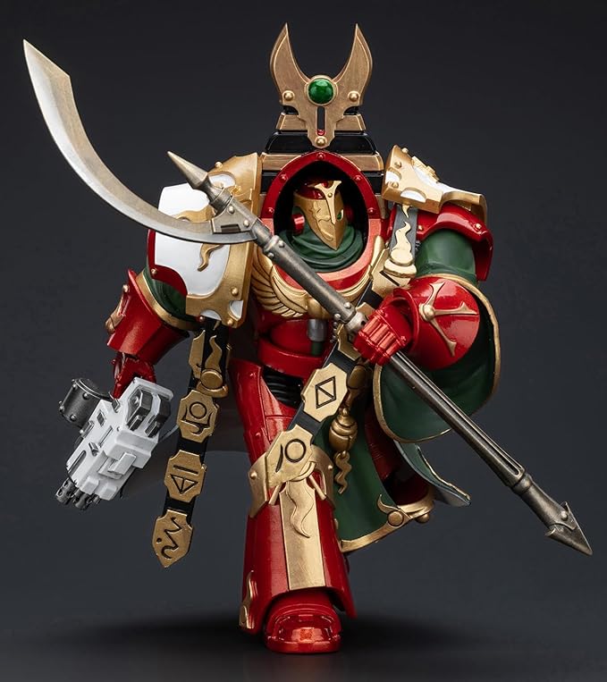 JOYTOY Warhammer 40K 1/18 Action Figures, Thousand sons Legion Praetor in Cataphractii Terminator Armour Castor for Collectors & Decor, Ideal Gift for Birthdays, Character Figure -JT5765
