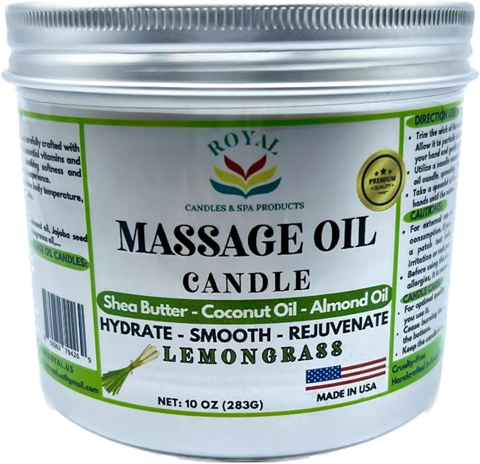 Massage Oil Candle (Lemongrass)