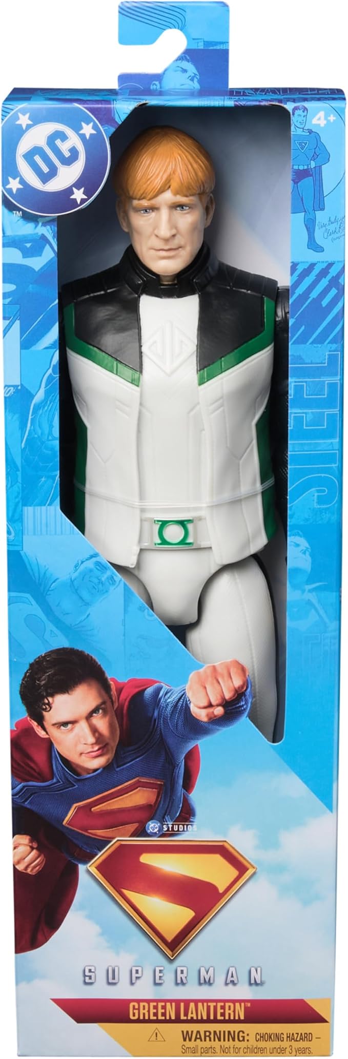 DC Comics, Superman Green Lantern 12-inch Superhero Action Figure, Kids Toys for Boys and Girls Pretend Play, for Ages 4 and Up