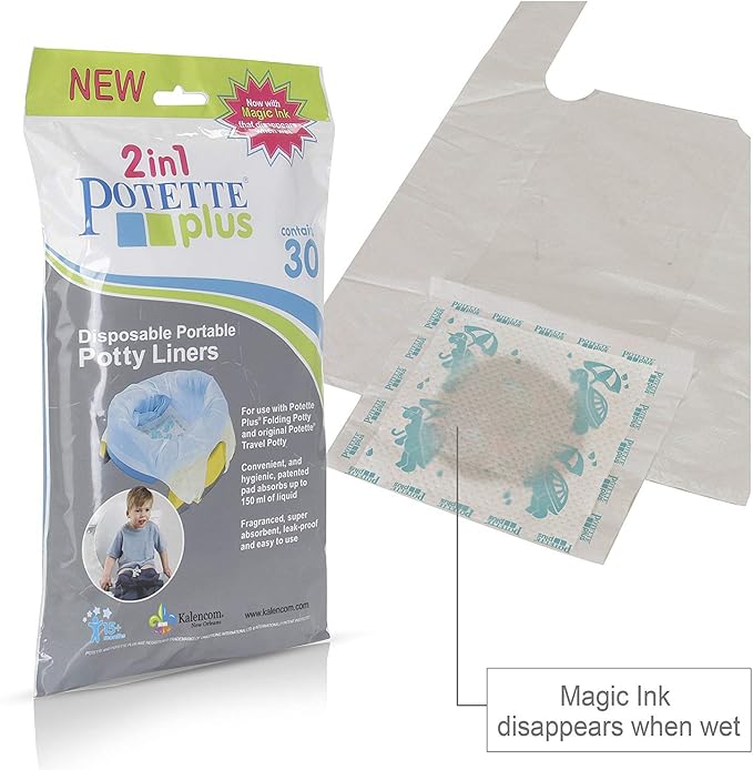Kalencom Potette Plus Liners - 90 Liners, Pack of 3