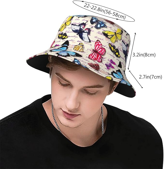 Bucket Hats Fashion Sun Cap Packable Outdoor Fisherman Hat for Women and Men