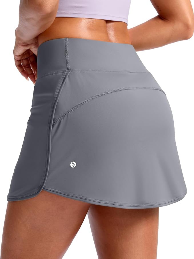 Skorts for Women with Pockets High Waisted Golf Skirts | Built-in Shorts, A Line, Athletic, Casual, Pickleball, Tennis Skirt