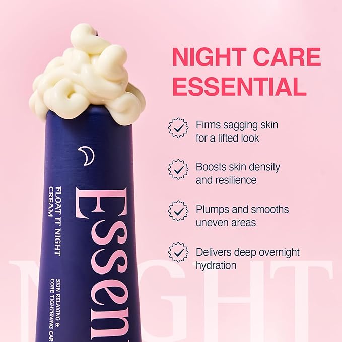Float It Night Cream – Gentle Retinol Face Moisturizer Helps Reduce the Appearance of Fine Lines & Wrinkles, With Retinol, Collagen & Soy Ferment Complex, Korean Skincare (1.01 oz)