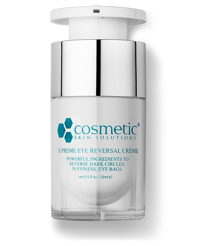Supreme Eye Reversal Crème – Anti Aging Eye Cream for Dark Circles, Puffiness, and Fine Lines – Peptide-Infused Hydrating Formula with Caffeine, Green Tea, and Hyaluronic Acid – 0.5 fl oz
