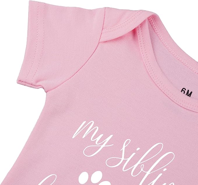 listery My Siblings Have Funny Paws Bodysuit Have Paws Baby Bodysuit Baby Paws Romper Dog Baby Bodysuit
