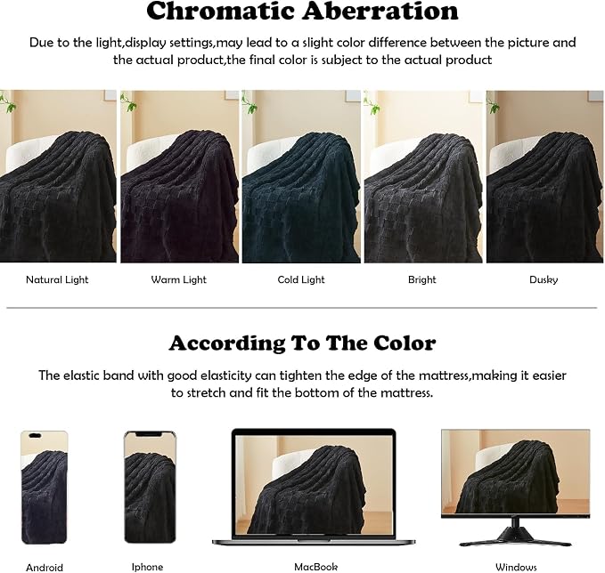 NEWCOSPLAY 3D Checkered Flannel Throw Blanket, Black Checkered, 50"x70" | Super Soft Cute Lightweight Decorative Premium Silky Fleece Blanket for Couch Sofa Bed, Gift for Women Men, All Season Use
