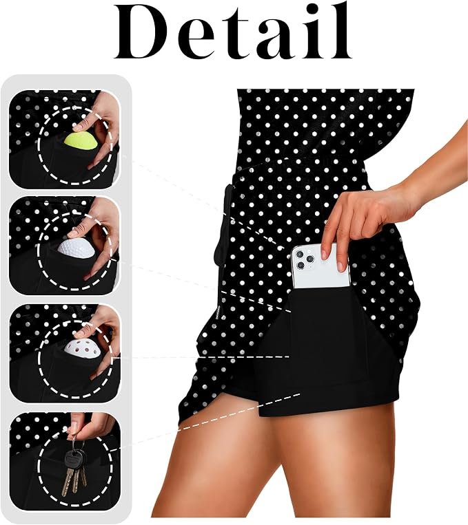NIASHOT Two Piece Skirt Sets for Women Summer Vacation Travel Outfits Tennis Golf Skorts Versatile Lounge Sets