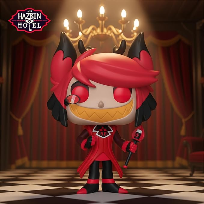 Funko Pop! Animation: Hazbin Hotel - Alastor - 1/6 Odds for Rare Chase Variant - Collectable Vinyl Figure - Gift Idea - Official Merchandise - Toys for Kids & Adults - Animation Fans