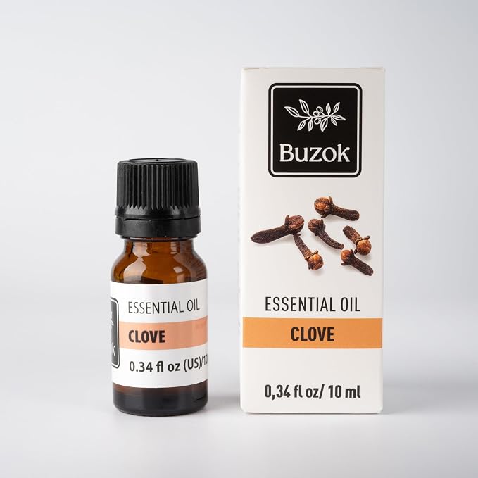 Clove Essential Oil – Warm Spicy Aroma Oil for Diffusers, Aromatherapy & Home Fragrance – Rich Clove-Like Scent – 0.34 fl oz (10 ml)