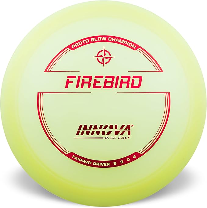 Innova Proto Glow Champion Firebird – Glow in The Dark Disc Golf Driver