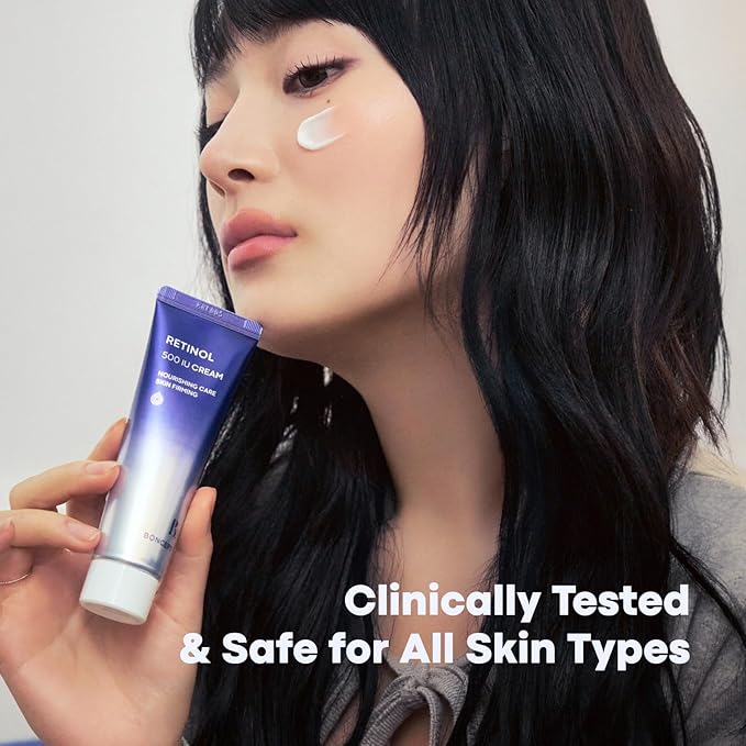 Retinol 500 IU Cream – Korean Skin care for Anti aging, Pore care, Wrinkle, Moisturizing, Nourishing for All Skin Types with Bakuchiol, panthenol, Ceramide | 1.69 fl. oz. / 50ml