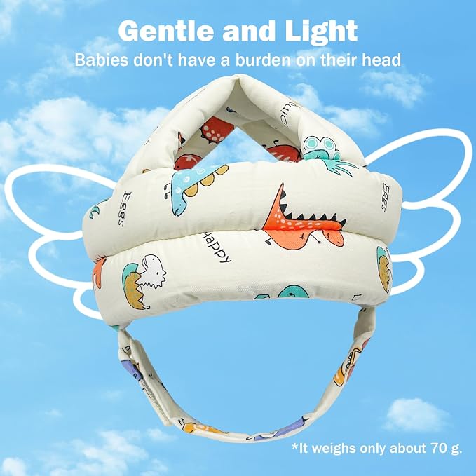 Baby Head Protector Baby Helmet for Crawling Walking, No Bumps Safety Head Adjustable Protective Cap for Walking, Playing (Style 2)