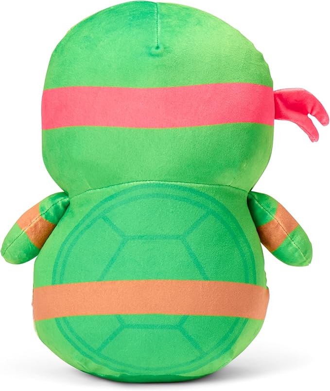 NORTHWEST Nickelodeon Teenage Mutant Ninja Turtles Cloud Hugger Pillow – Ultra-Soft Plush Character – Officially Licensed TMNT Pillow for Travel, Decor, and Relaxation – 11.5 Inches