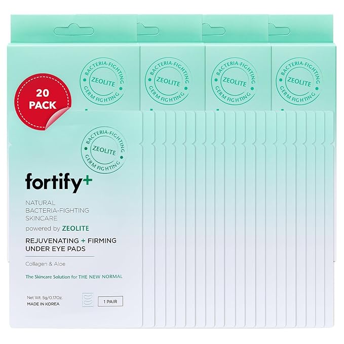 Under Eye Patches For Puffy Eyes and Dark Circles - Dermatologist Tested Anti-Aging - Ultra Hydrating, Anti Wrinkle Patches - Natural, Vegan, Clean Beauty, Korean Skin Care - 20 Pairs