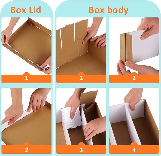 Card Storage Box,3 Rows about 2400 Count Collector Cards Box with Divider,Trading Card Storage Box for TCG/Mtg/Sports Card Storage and Collection,12.9"×10.4"×4.3"(1-Pack)