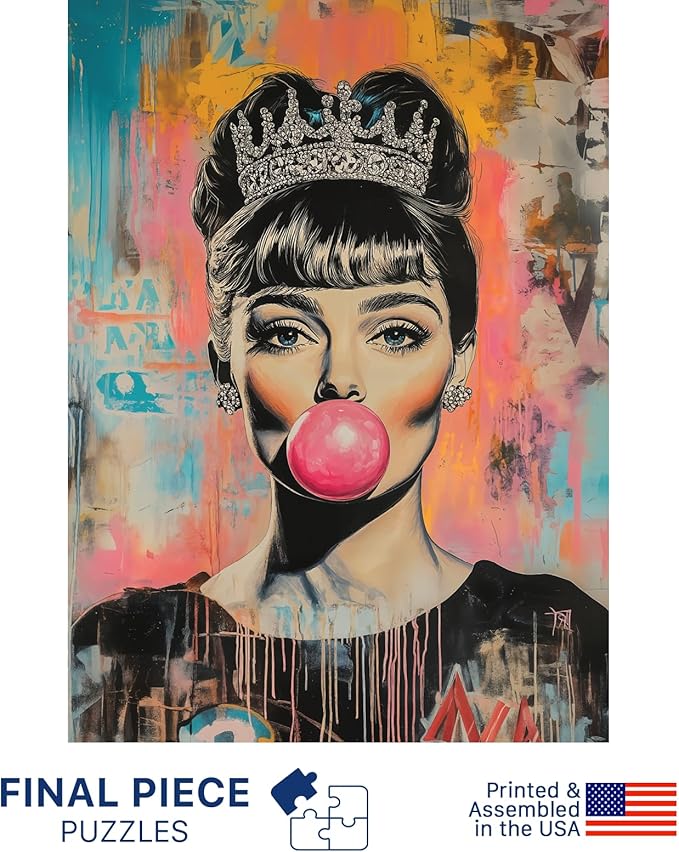 Queen of Pop (#4) – 1000 Piece Jigsaw Puzzle for Adults | Premium European Blue Board | Satin Low-Glare Finish | Ribbon Cut | Bonus Poster | Display-Worthy Box | Printed in USA | Final Piece Puzzles