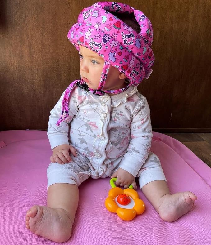 Baby Helmet for Crawling Walking - Baby Head Protector No Bumps and Soft Cushion Infant Baby Safety Headguard I Toddler Helmets 1-2 Years Old, 6-12 Months