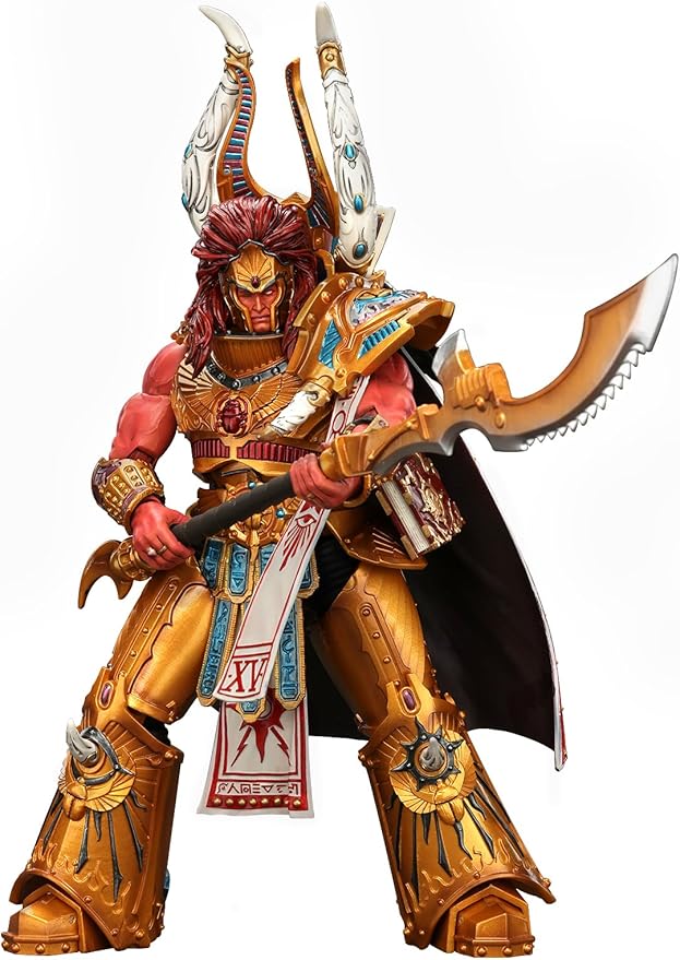 JOYTOY Warhammer 40K 1/18 Action Figures, Thousand sons Magnus The Red Primarch of The XVth Legion Castor for Collectors & Decor, Ideal Gift for Birthdays, Character Figure -JT6175