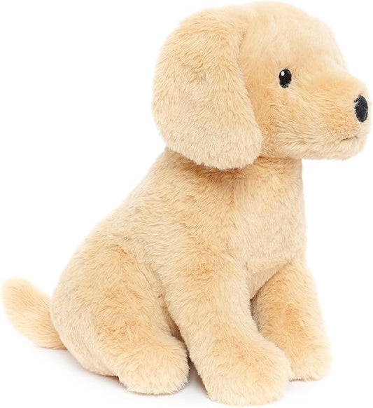 Golden Retriever Stuffed Animal Dog Puppy Plush Toy with Embroidered Eyes for Babies, Boys, Girls, Kids - No Hard Parts, 12 inches