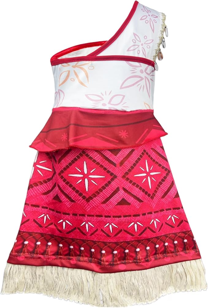 Princess Dress Up Costume for Girls Adventure Ocean Costumes Birthday Party Outfit Playwear Dresses with Accessories